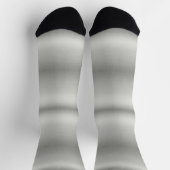 Metallisches Silber, grau gebürstetes Aluminium Socken (Oben)