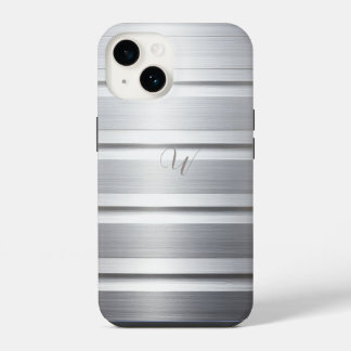 Metallisches Silber-Handyhülle iPhone 14 Hülle