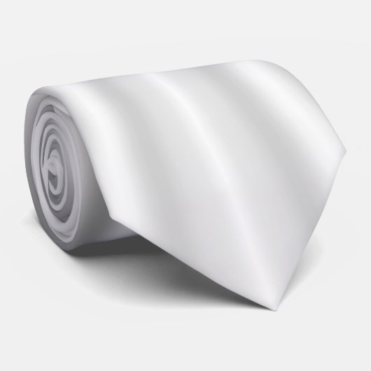 Metallisches Silber Krawatte (Gerollt)