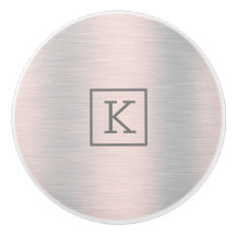 Metallisches silbergraues, gebürstetes Aluminium-L