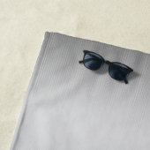 Metallisches Silberhandtuch Strandtuch (Beispiel)