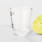 Metallisches silbernes 31. Geburtstagsglas Schnapsglas (Rechts)