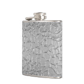 Metallisches Stahl Flachmann (Links)