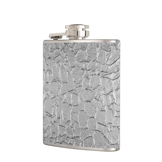 Metallisches Stahl Flachmann (Links)