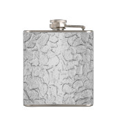 Metallisches Stahl Flachmann (Rückseite)