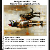 Metallisches Steampunk-Katzenporträt EM5R Decoupag Seidenpapier