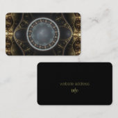 Metallisches Verziertes Fraktal Visitenkarte (Vorne/Hinten)