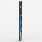 Metallisches Wavy Tuch Design Case-Mate iPhone Hülle (Hinten/Rechts)