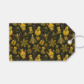 Metallisches Weihnachtsgebäck Geschenkanhänger (Vorderseite (Horizontal))