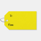 Metallisches Weihnachtsgebäck Geschenkanhänger (Rückseite Horizontal)