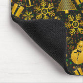 Metallisches Weihnachtsgebäck Mousepad (Ecke)