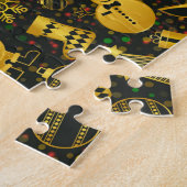 Metallisches Weihnachtsgebäck Puzzle (Seite)