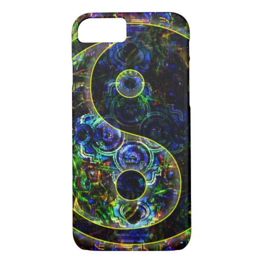 Metallisches zukünftiges städtisches LandschaftYin Case-Mate iPhone Hülle (Rückseite)