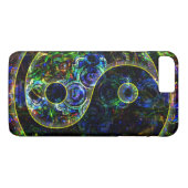 Metallisches zukünftiges städtisches LandschaftYin Case-Mate iPhone Hülle (Rückseite (Horizontal))