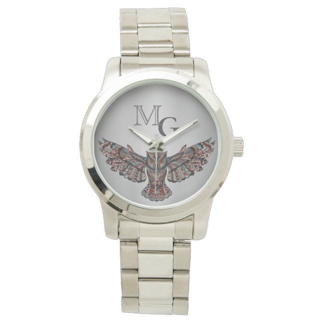 Metallisierte Schwertkunst Armbanduhr (Vorderseite)