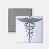 Metallkadukeus Magnet (Vorderseite/Rückseite)