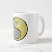 Metallkaninchen Jumbo-Tasse (Vorderseite Rechts)