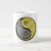 Metallkaninchen Jumbo-Tasse (Vorderseite)
