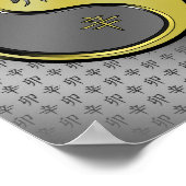 Metallkaninchen Poster (Ecke)