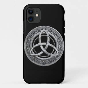Metallkeltischer Dreiheits-Knoten Case-Mate iPhone Hülle