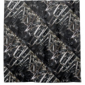 MetallKettenglied-Eisen kettet industriellen Duschvorhang (Vorderseite)