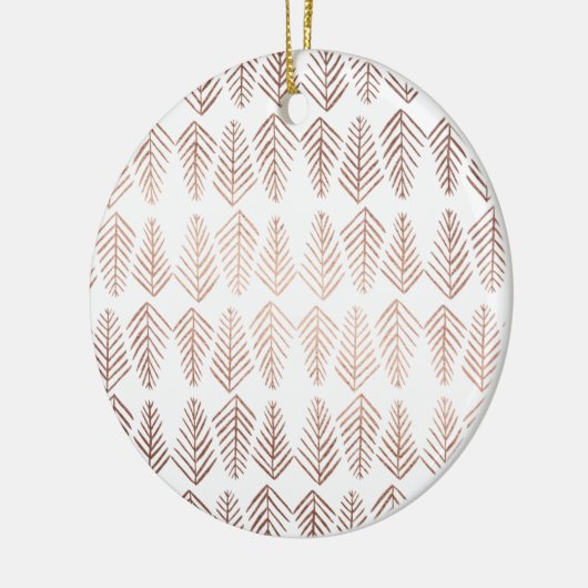 Metallkiefernmast - Kupfer Keramik Ornament (Links)