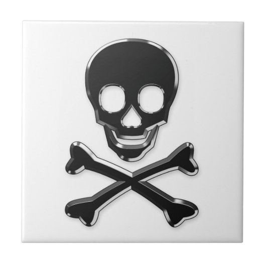 Metallknochen Fliese (Vorderseite)