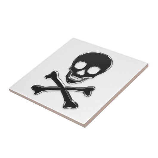 Metallknochen Fliese (Seite)