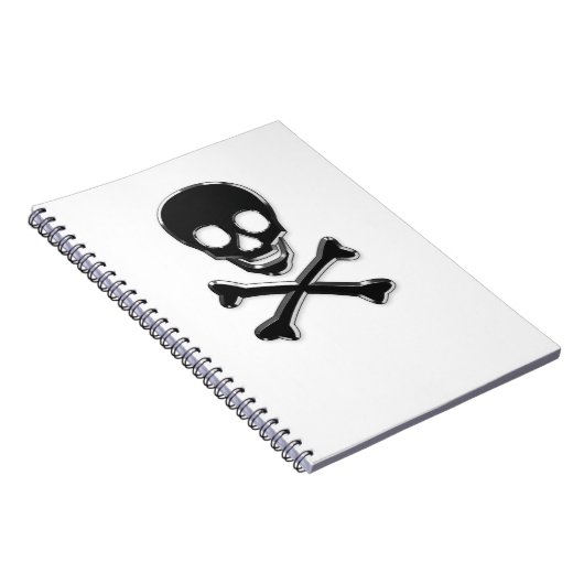 Metallknochen Notizblock (Rechte Seite)