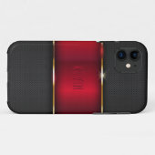 Metallkonstruktionen aus roten und dunkelgrauen Im Case-Mate iPhone Hülle (Rückseite (Horizontal))