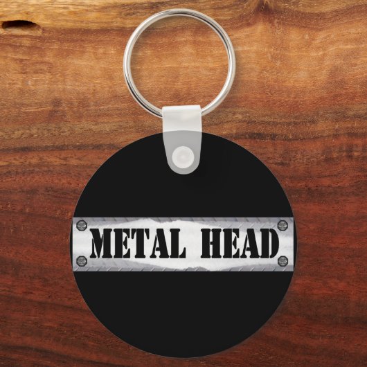 Metallkopf Schlüsselanhänger (Vorderseite)