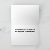 Metallköpfe für jedes Jahr Karte (Innenseite)