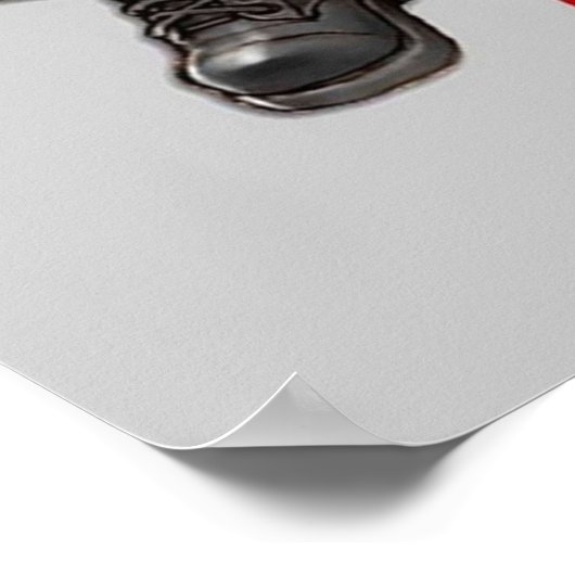 Metallkopfwolf Poster (Ecke)