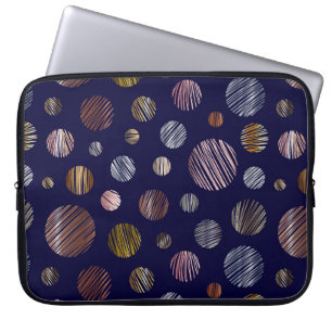 Metallkreise Laptopschutzhülle