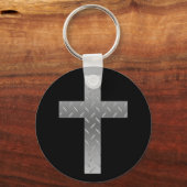 Metallkreuz Schlüsselanhänger (Vorderseite)