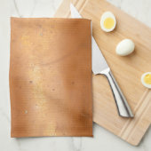 Metallkupferne Beschaffenheit Geschirrtuch (Viertel Falte)