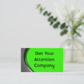 Metallkurven-Visitenkarten Visitenkarte (Stehend Vorderseite)