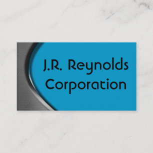 Metallkurven-Visitenkarten Visitenkarte