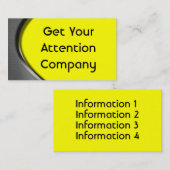 Metallkurven-Visitenkarten Visitenkarte (Vorne/Hinten)