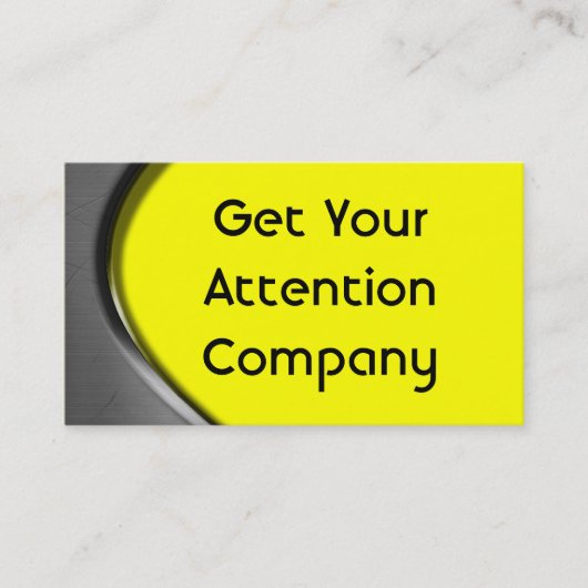 Metallkurven-Visitenkarten Visitenkarte (Vorderseite)