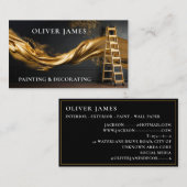 Metalllackdekorator für Schwarz und Gold Visitenkarte (Vorne/Hinten)