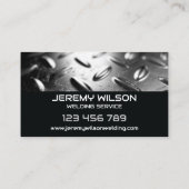 Metallleitwerk Visitenkarte (Rückseite)