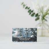 Metallleitwerk Visitenkarte (Stehend Vorderseite)