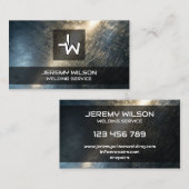 Metallleitwerk Visitenkarte (Vorne/Hinten)