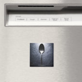 Metalllöffel auf Edelstahl Magnet (In Situ (Geschirrspüler))