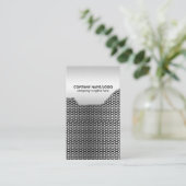 Metallmaische und rostfreie Stahl-Visitenkarte Visitenkarte (Stehend Vorderseite)