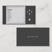 Metallmasche Visitenkarte (Vorne/Hinten)