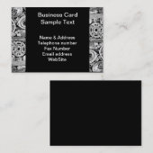 Metallmaschinenteile zusammengeschweißt visitenkarte (Vorne/Hinten)