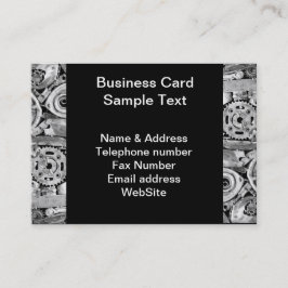 Metallmaschinenteile zusammengeschweißt visitenkarte