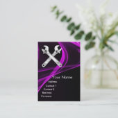 METALLMECHANISMEN FÜR CHROMSKULL UND WRENCHEN VISITENKARTE (Stehend Vorderseite)